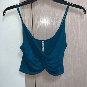 Adorable cross front top